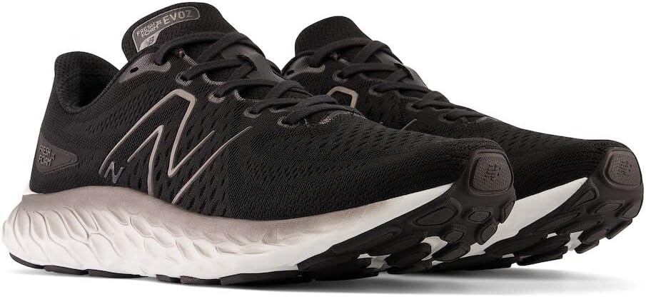 image:imageNew Balance Mens Fresh Foam X Evoz V3 Slip ResistantBlackSilver Metallic