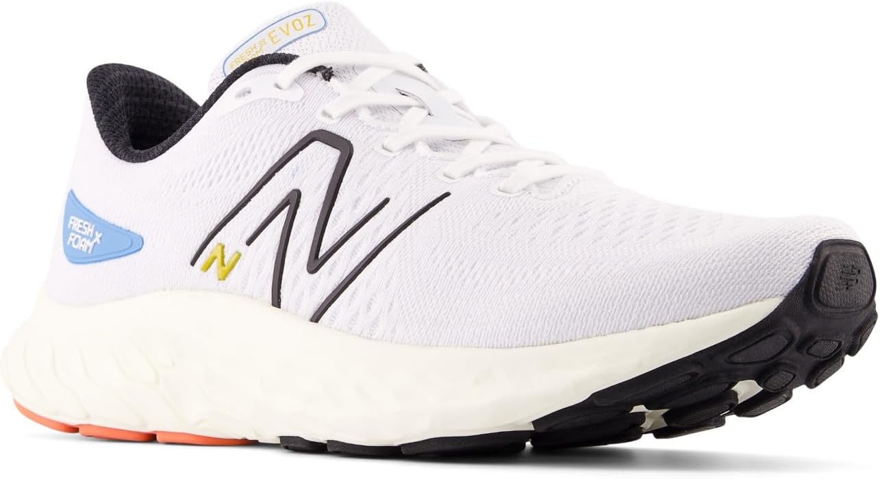 image:imageNew Balance Mens Fresh Foam X Evoz V3 Slip ResistantWhiteAngoraBlack