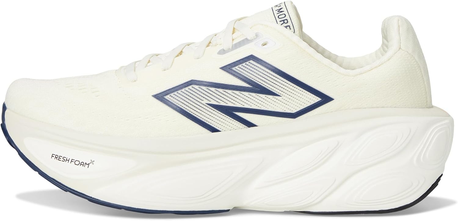 image:imageNew Balance Mens Fresh Foam X More V5 Running Shoe AngoraSea SaltHot Mango 15 M