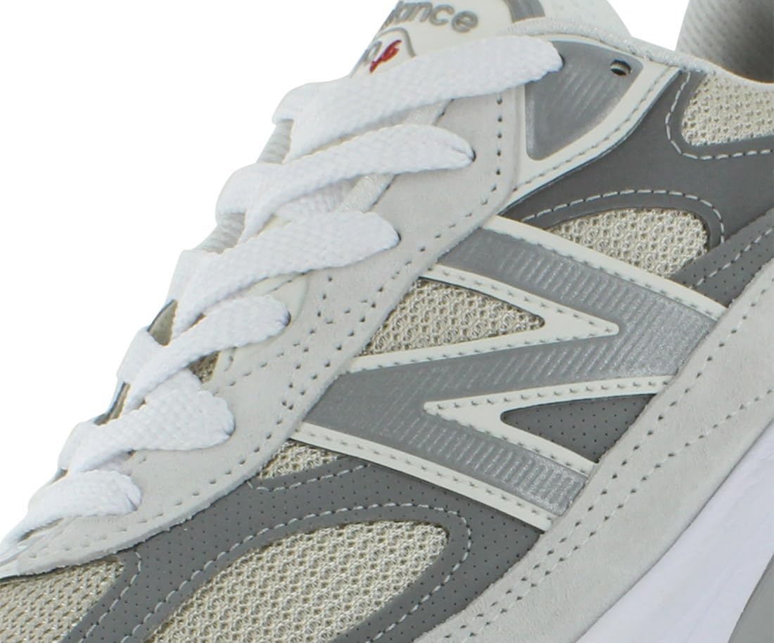 image:imageNew Balance Unisex Adult Made in USA 990 V6 SneakersLight GreyWhitegrey