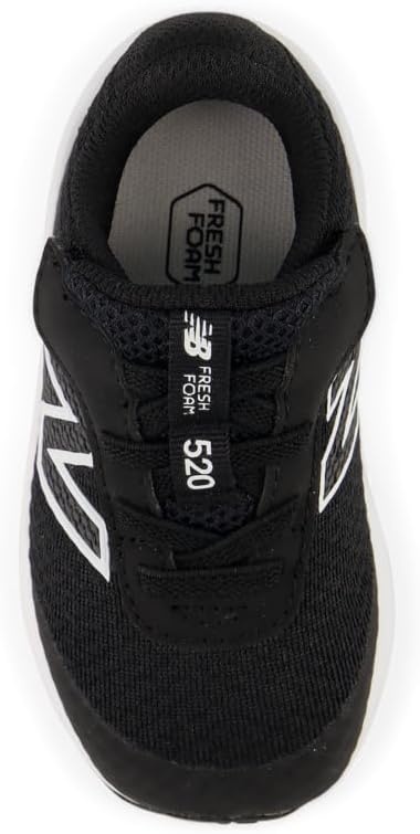 image:imageNew Balance UnisexBaby 520 Airplane Hook amp Loop Running Shoe InfantToddlerBlackNb 103 White