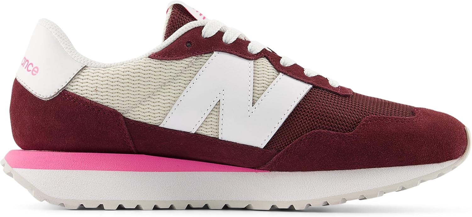 image:imageNew Balance Womens 237 V1 SneakerNb BurgundyLinen