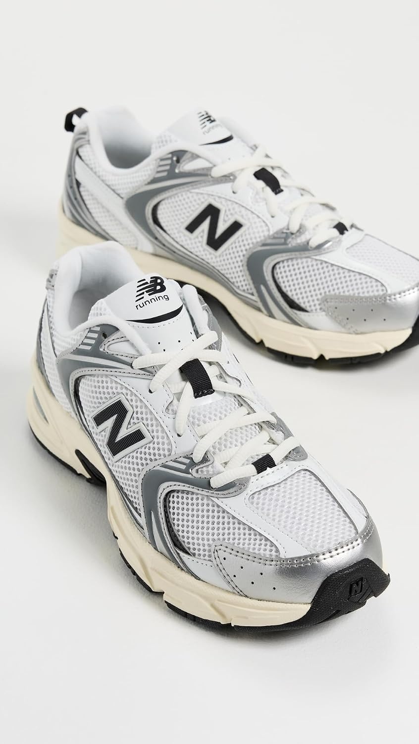 image:imageNew Balance Womens 530 SneakersSilver MetallicBlack Cement