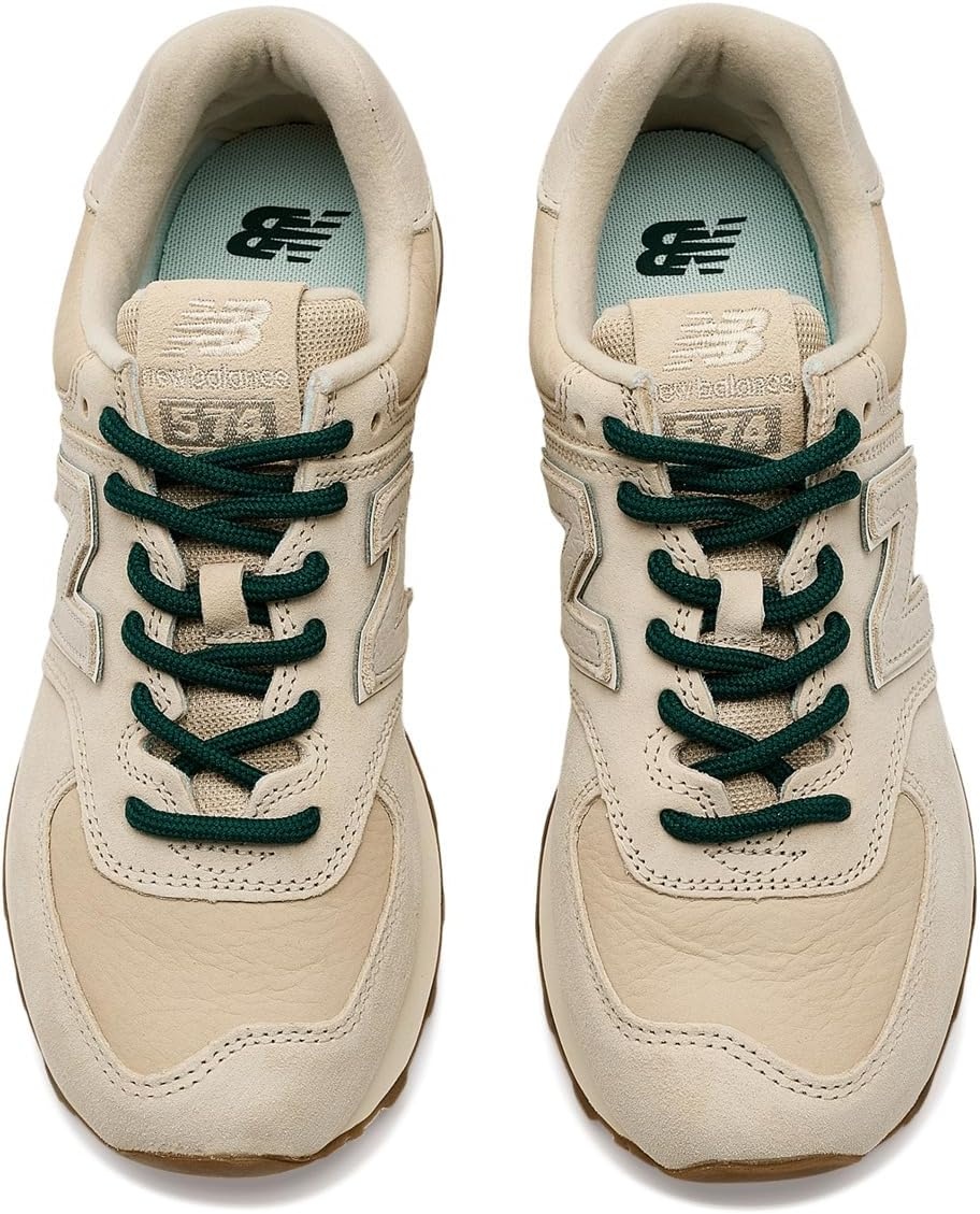 image:imageNew Balance Womens 574 V2 Evergreen SneakerBlackDarker Sea Salt