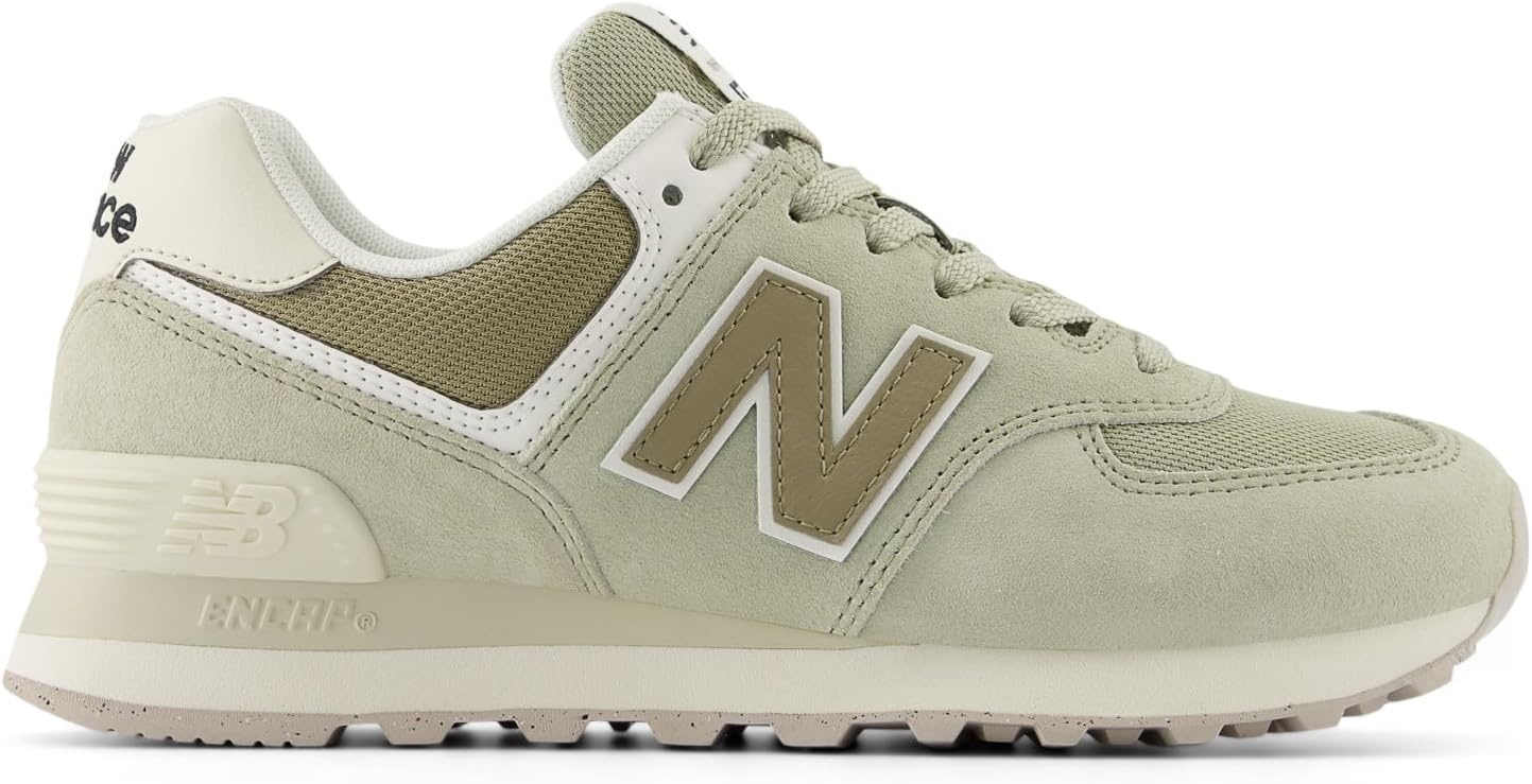 image:imageNew Balance Womens 574 V2 Evergreen SneakerOlivineDark StonewareTurtledove