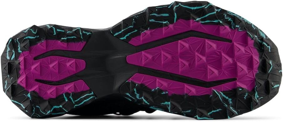 image:imageNew Balance Womens Dynasoft Tektrel V1 SuedeBlackDark Silver MetallicCyber Jade