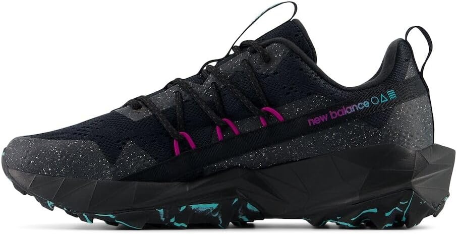 image:imageNew Balance Womens Dynasoft Tektrel V1 SuedeBlackDark Silver MetallicCyber Jade