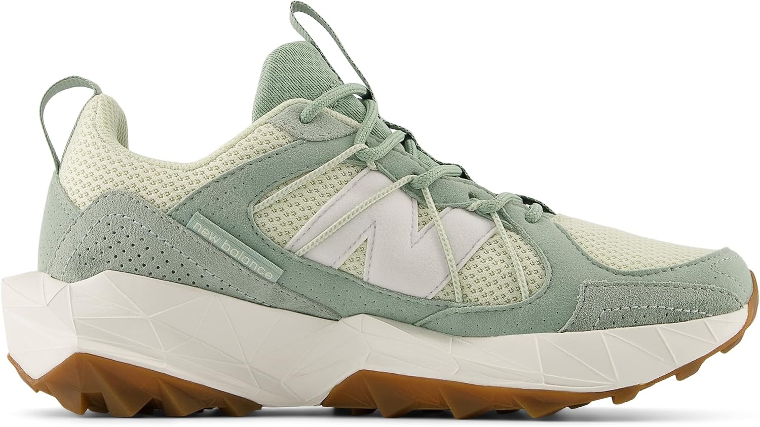 image:imageNew Balance Womens Dynasoft Tektrel V1 SuedeMosaic GreenMineralWhite
