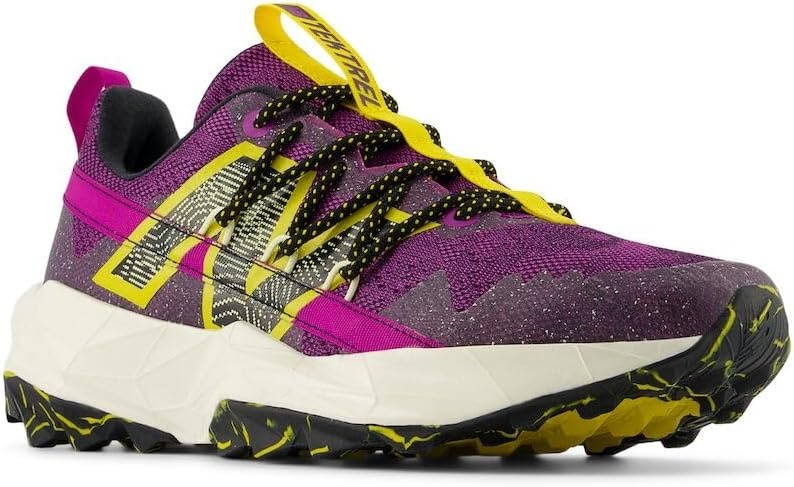 image:imageNew Balance Womens Dynasoft Tektrel V1 SuedePurple FuchsiaBlackGinger Lemon