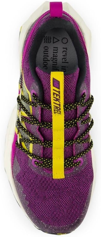 image:imageNew Balance Womens Dynasoft Tektrel V1 SuedePurple FuchsiaBlackGinger Lemon