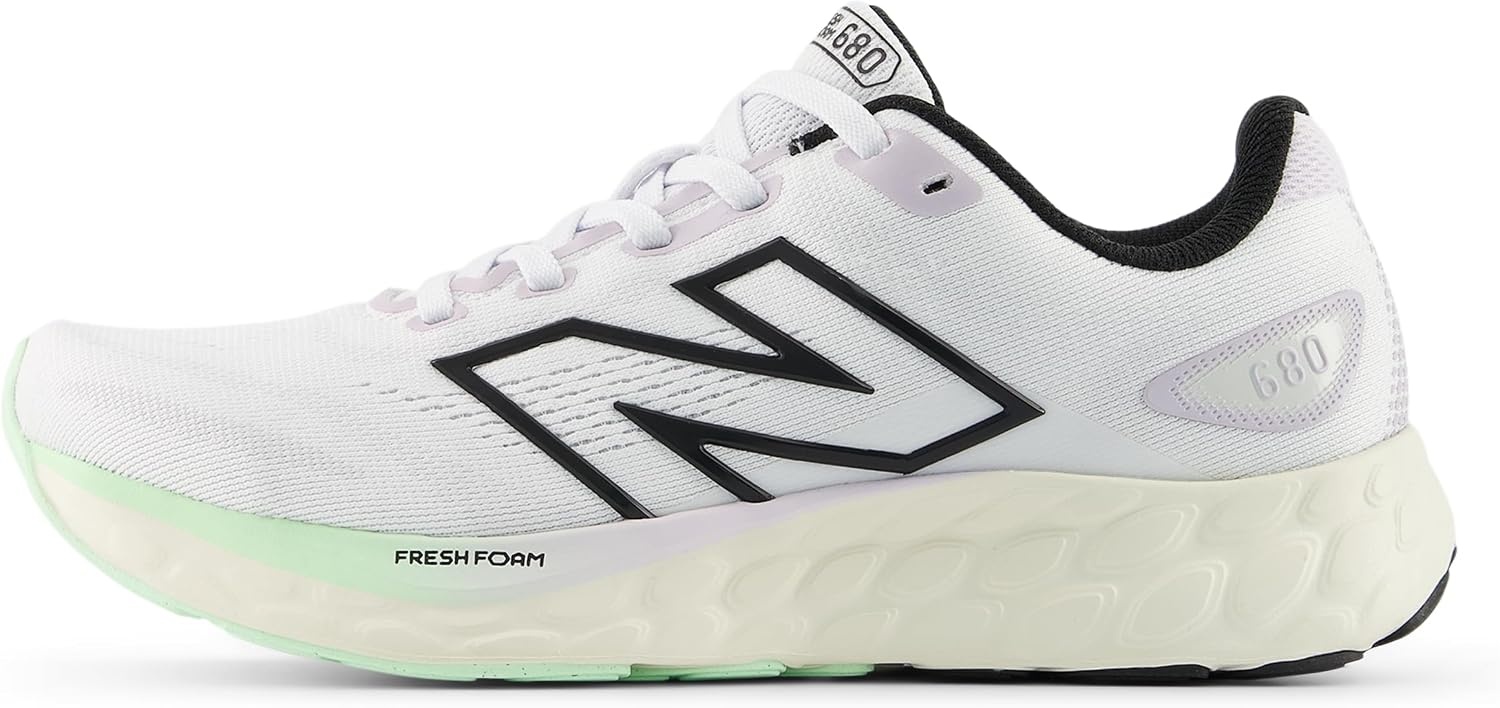image:imageNew Balance Womens Fresh Foam 680 V8WhiteGrey MatterTaro