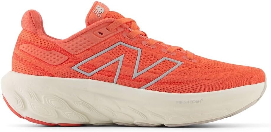 image:imageNew Balance Womens Fresh Foam X 1080 V13 Running ShoesGulf RedLinenSilver Metallic