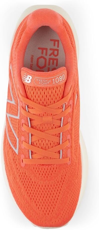 image:imageNew Balance Womens Fresh Foam X 1080 V13 Running ShoesGulf RedLinenSilver Metallic