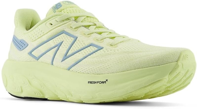 image:imageNew Balance Womens Fresh Foam X 1080 V13 Running ShoesLimelightChrome BlueSilver Metalic