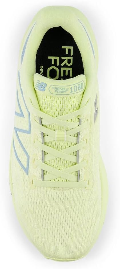 image:imageNew Balance Womens Fresh Foam X 1080 V13 Running ShoesLimelightChrome BlueSilver Metalic