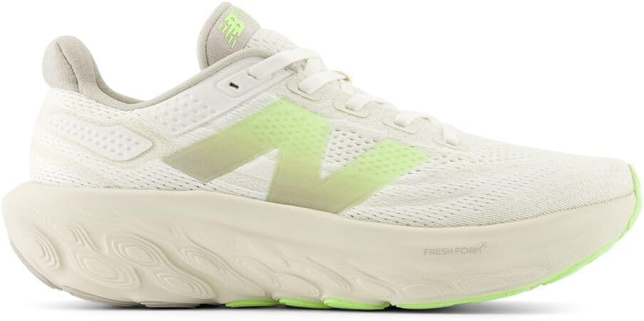 image:imageNew Balance Womens Fresh Foam X 1080 V13 Running ShoesMoonrockBleached Lime GloSea Salt