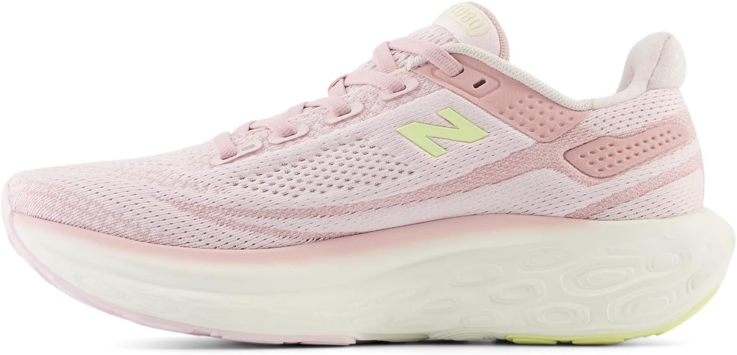 image:imageNew Balance Womens Fresh Foam X 1080 V13 Running ShoesPink GraniteOrb PinkLimelight