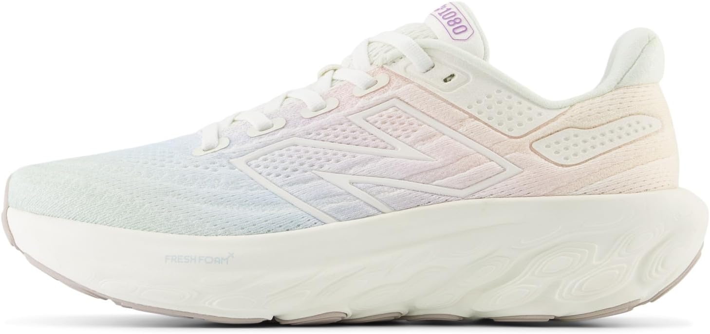 image:imageNew Balance Womens Fresh Foam X 1080 V13 Running ShoesSea SaltPurple FadeQuarry Blue