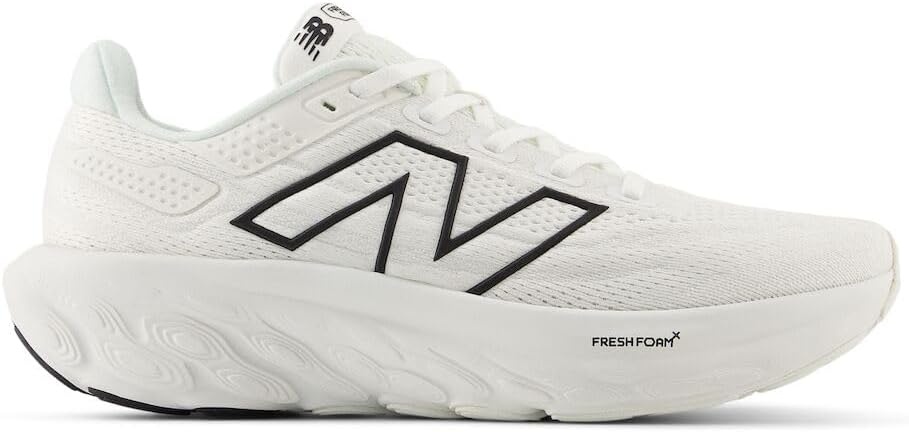 image:imageNew Balance Womens Fresh Foam X 1080 V13 Running ShoesWhiteBlackReflection