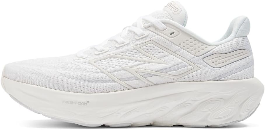 image:imageNew Balance Womens Fresh Foam X 1080 V13 Running ShoesWhiteSilver Metallic