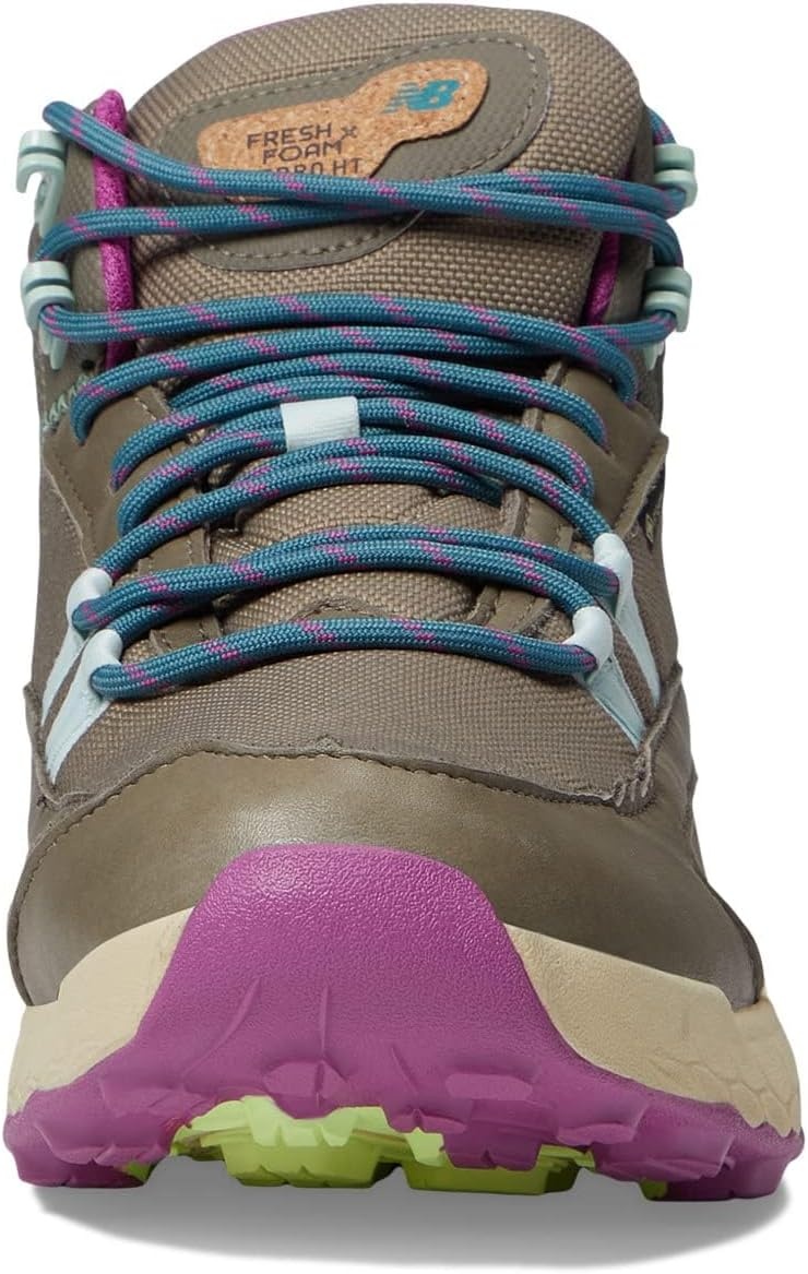 image:imageNew Balance Womens Fresh Foam X Hierro V1 MidCutBungeeBrindleCosmic Jade