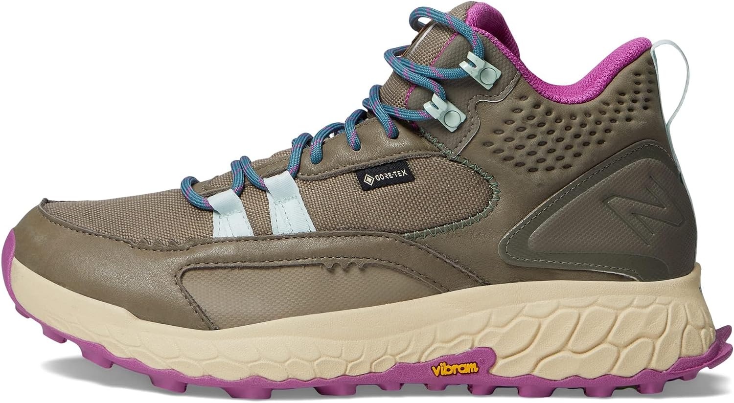 image:imageNew Balance Womens Fresh Foam X Hierro V1 MidCutBungeeBrindleCosmic Jade
