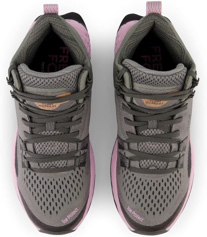 image:imageNew Balance Womens Fresh Foam X Hierro V1 MidCutHarbor GreyLilac CloudBlacktop