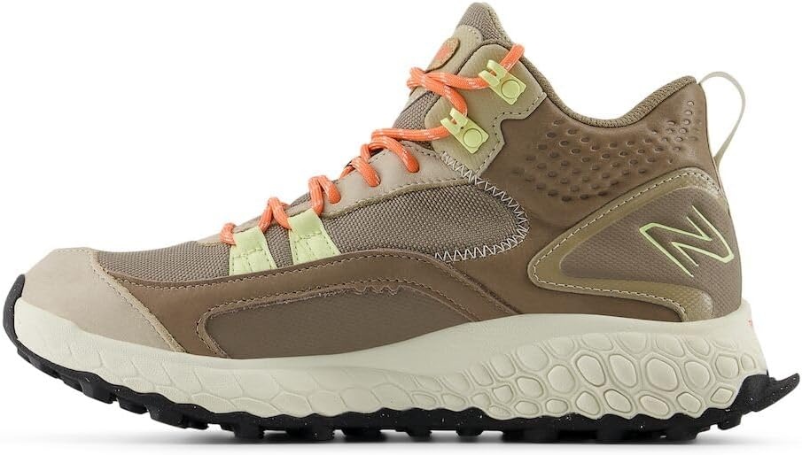 image:imageNew Balance Womens Fresh Foam X Hierro V1 MidCutLinenMushroomGulf Red