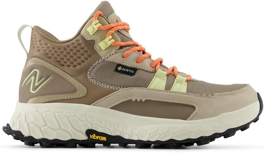 image:imageNew Balance Womens Fresh Foam X Hierro V1 MidCutLinenMushroomGulf Red