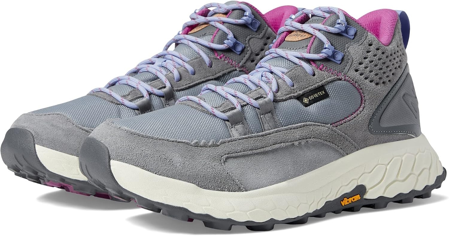 image:imageNew Balance Womens Fresh Foam X Hierro V1 MidCutSteelCastlerockMagenta