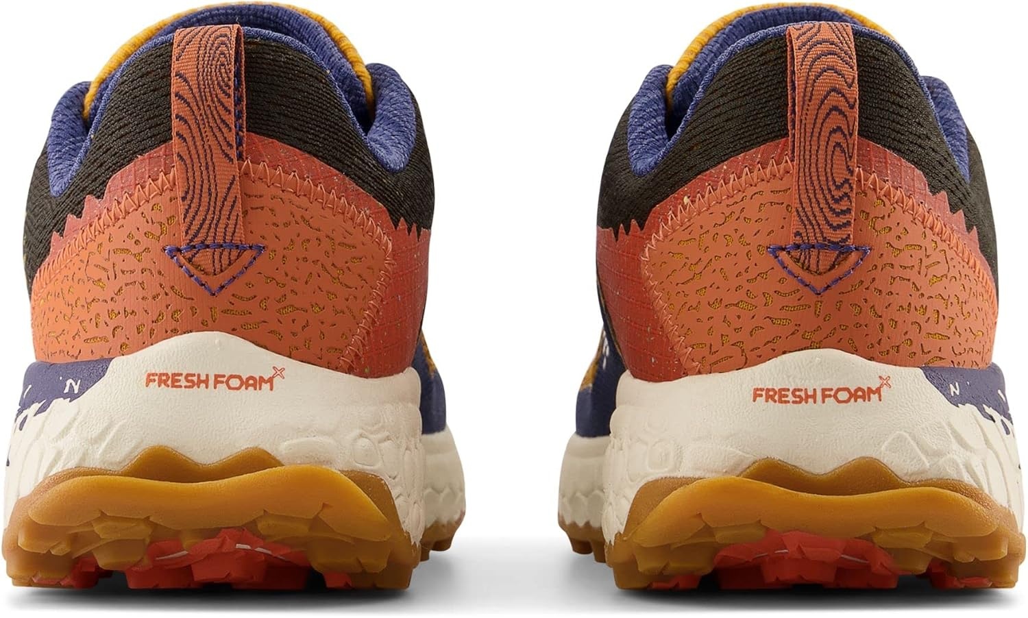 image:imageNew Balance Womens Fresh Foam X Hierro V7 Trail Running ShoesGolden HourMoon ShadowRed Clay
