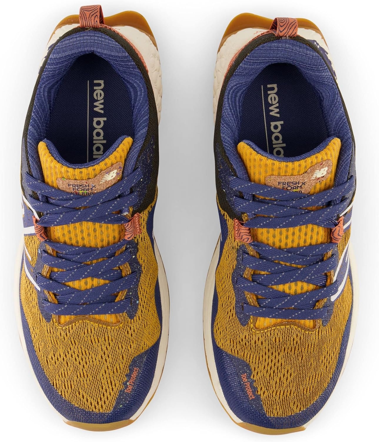 image:imageNew Balance Womens Fresh Foam X Hierro V7 Trail Running ShoesGolden HourMoon ShadowRed Clay