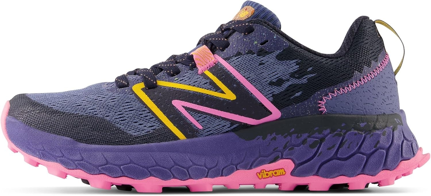image:imageNew Balance Womens Fresh Foam X Hierro V7 Trail Running ShoesNight SkyVibrant PinkBlack
