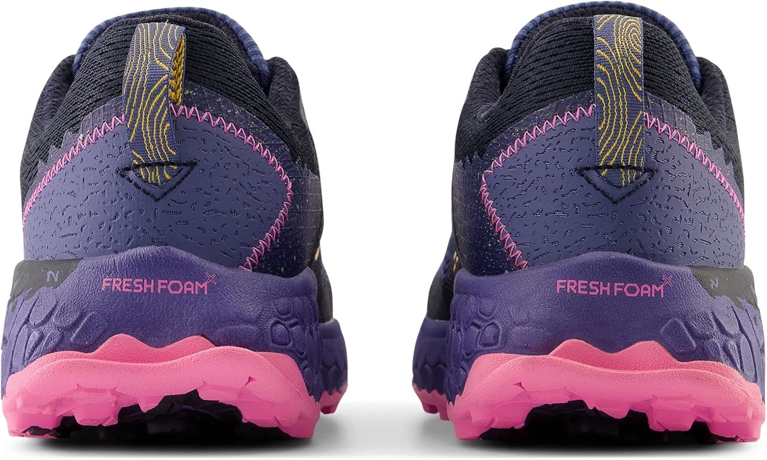 image:imageNew Balance Womens Fresh Foam X Hierro V7 Trail Running ShoesNight SkyVibrant PinkBlack