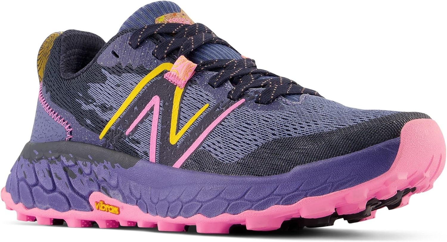 image:imageNew Balance Womens Fresh Foam X Hierro V7 Trail Running ShoesNight SkyVibrant PinkBlack