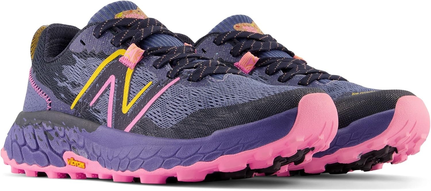 image:imageNew Balance Womens Fresh Foam X Hierro V7 Trail Running ShoesNight SkyVibrant PinkBlack
