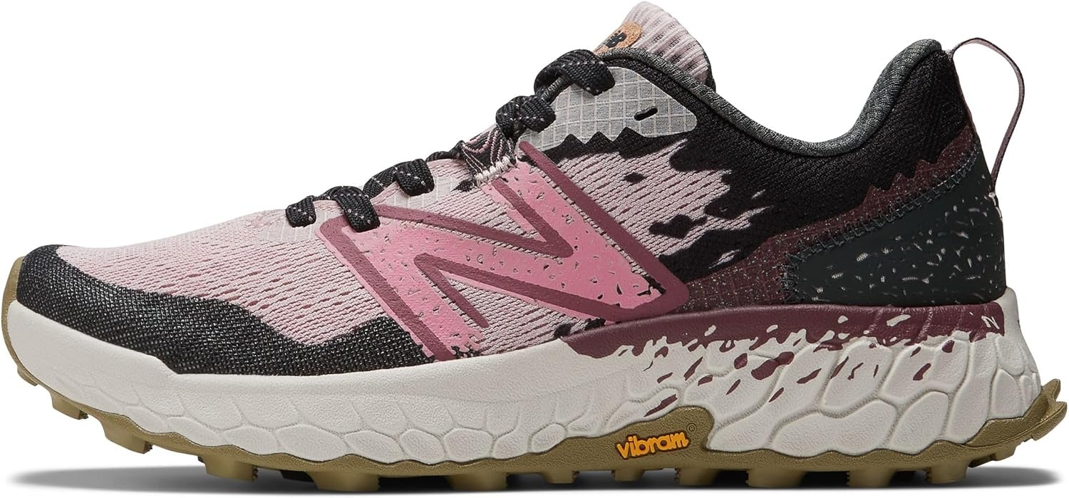 image:imageNew Balance Womens Fresh Foam X Hierro V7 Trail Running ShoesStone PinkBlacktopWashed Burgundy