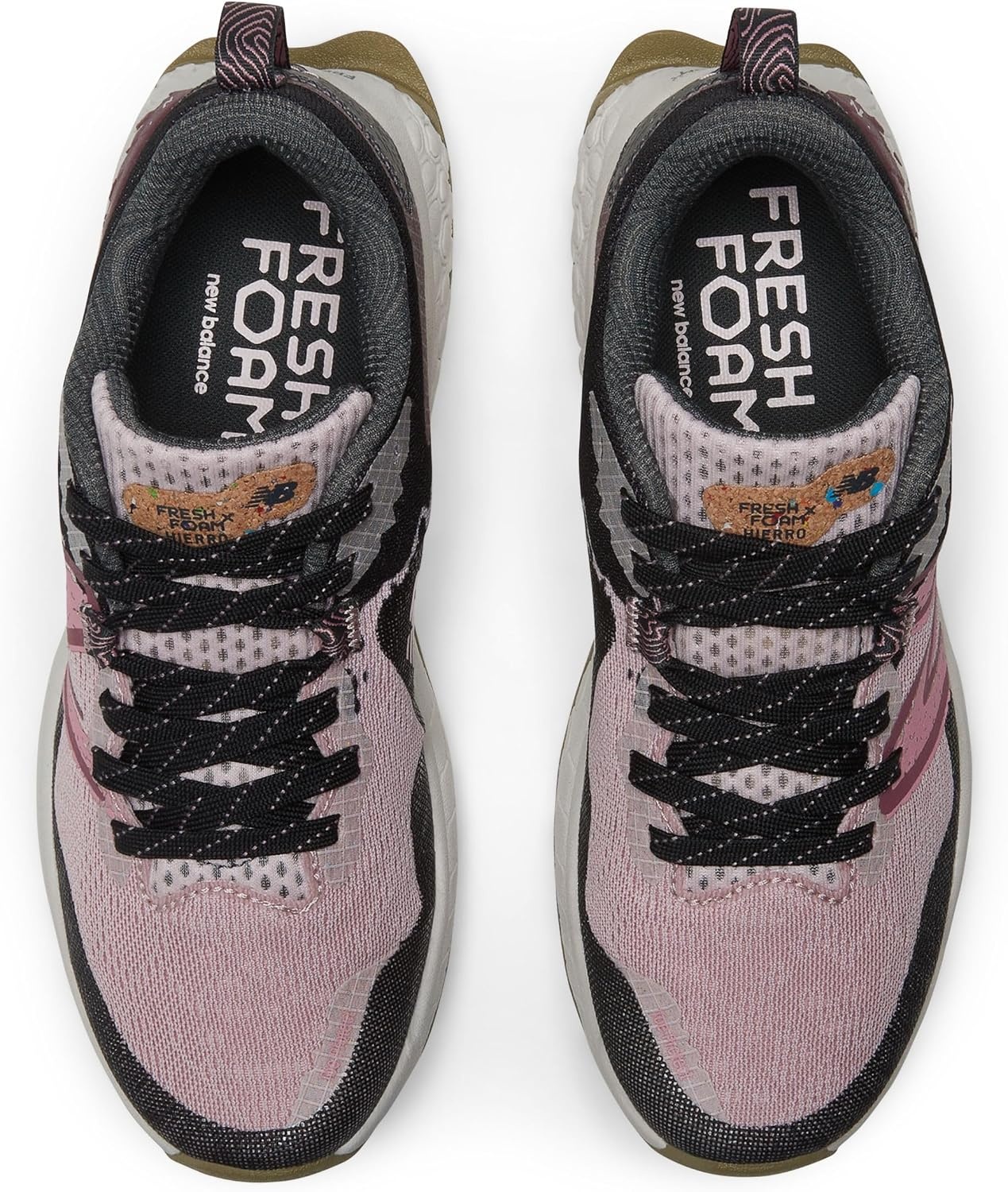 image:imageNew Balance Womens Fresh Foam X Hierro V7 Trail Running ShoesStone PinkBlacktopWashed Burgundy
