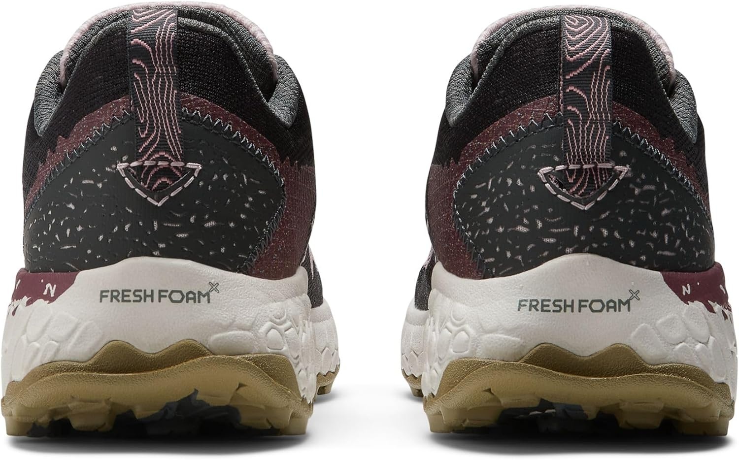 image:imageNew Balance Womens Fresh Foam X Hierro V7 Trail Running ShoesStone PinkBlacktopWashed Burgundy