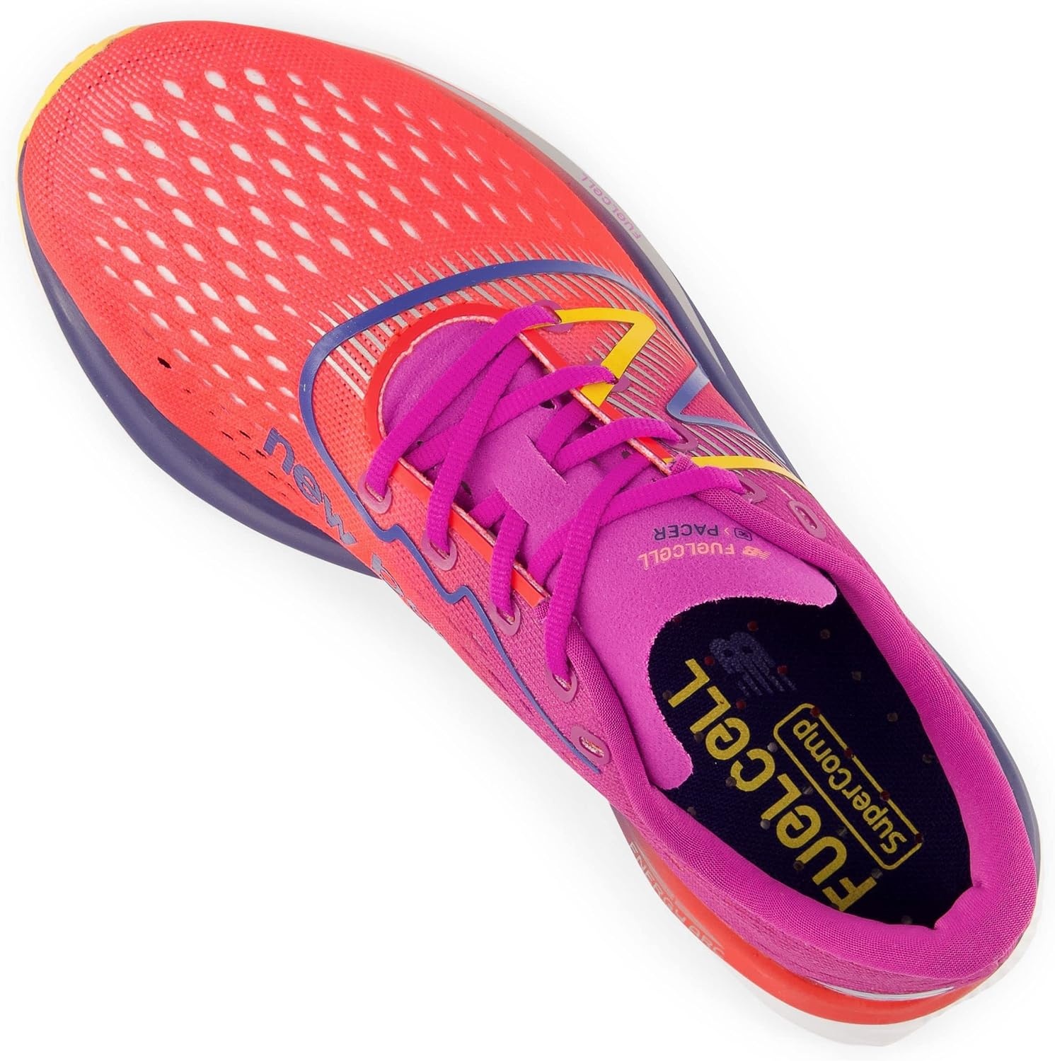 image:imageNew Balance Womens FuelCell Supercomp Pacer V1Electric RedMagenta Pop