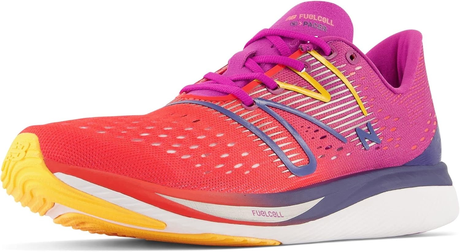 image:imageNew Balance Womens FuelCell Supercomp Pacer V1Electric RedMagenta Pop