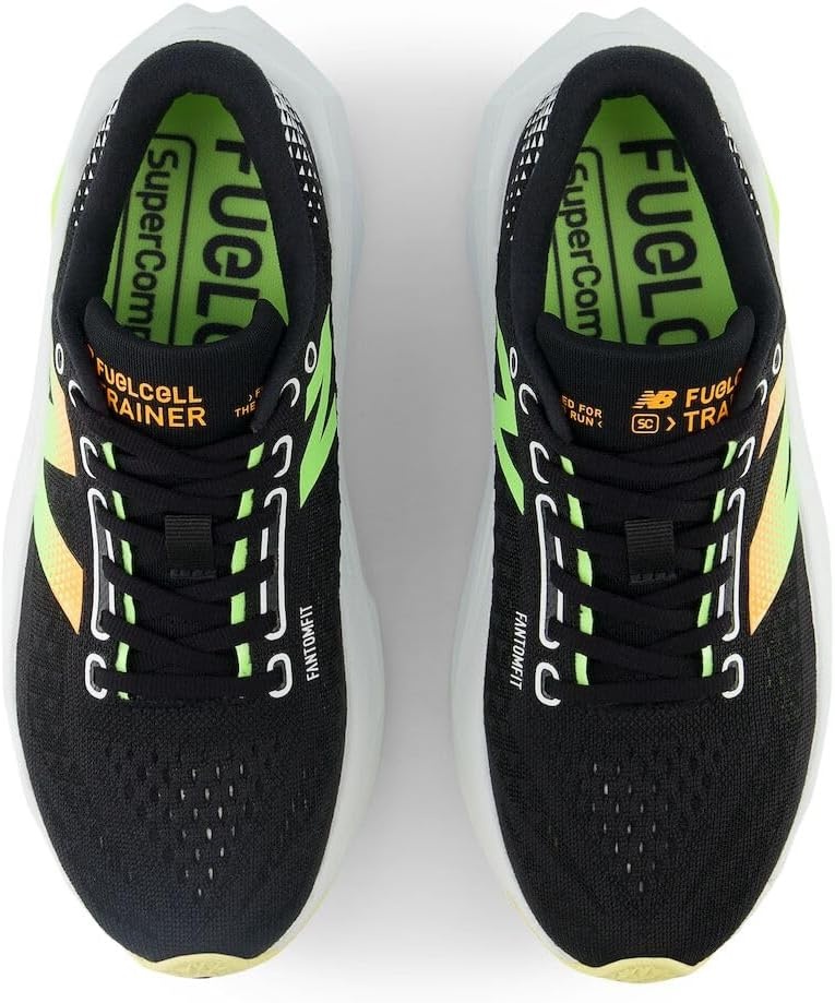 image:imageNew Balance Womens FuelCell Supercomp Trainer V3BlackPhantomBleached Lime Glo