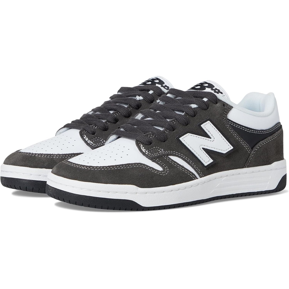 image:imageNew Balance 480 Leather Mens ShoesDark GreyWhite