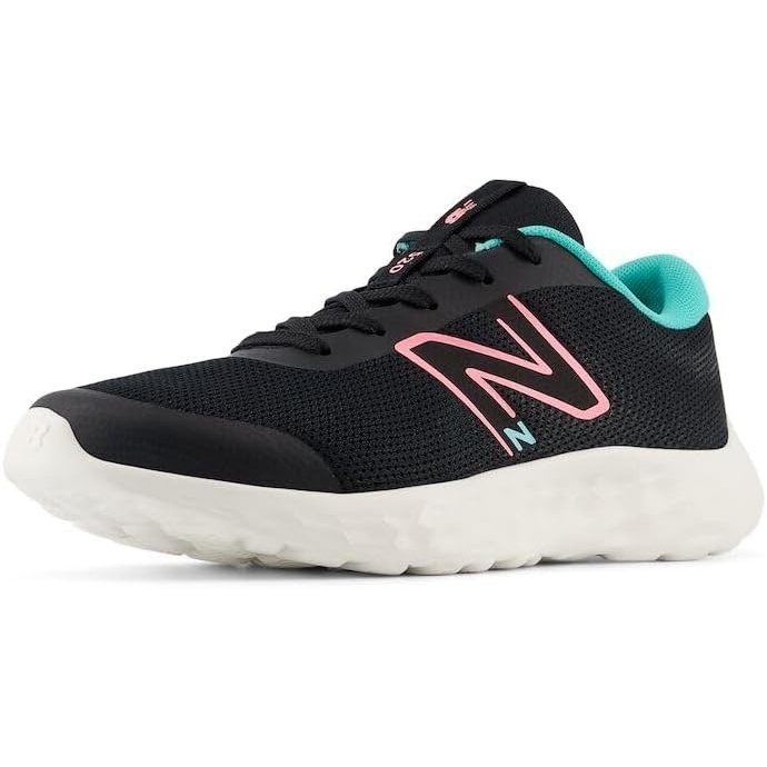 image:imageNew Balance Kids 520v8 Big KidBlackUltra PinkCyber Jade