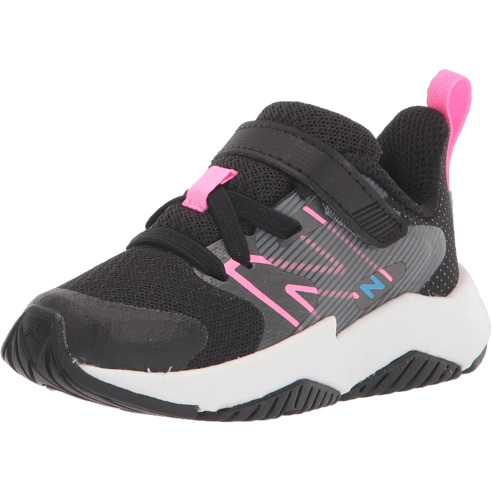 image:imageNew Balance Kids Rave Run V2 Hook and LoopBlackVibrant Pink