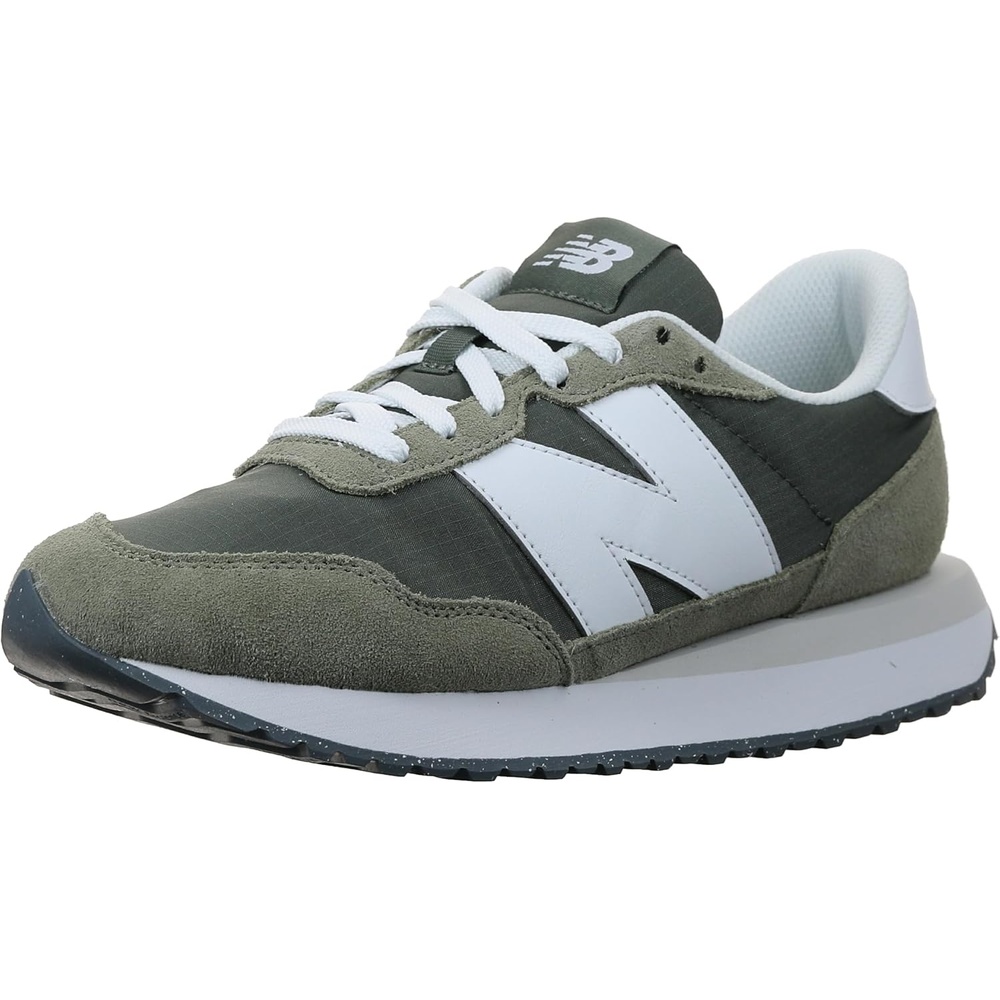 image:imageNew Balance Mens 237 V1 SneakersDark OlivineNb 103 White