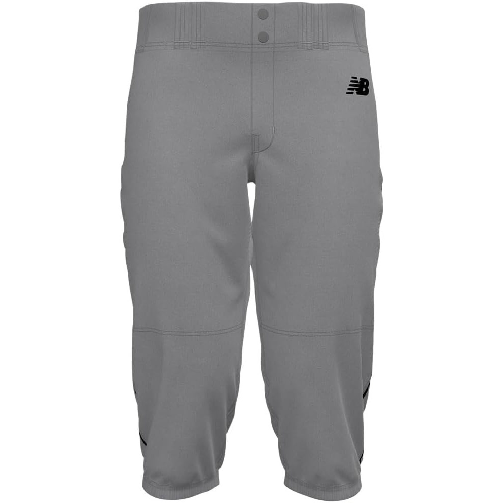image:imageNew Balance Mens Adversary 20 Piped Knicker Baseball Pants GreyBlack M