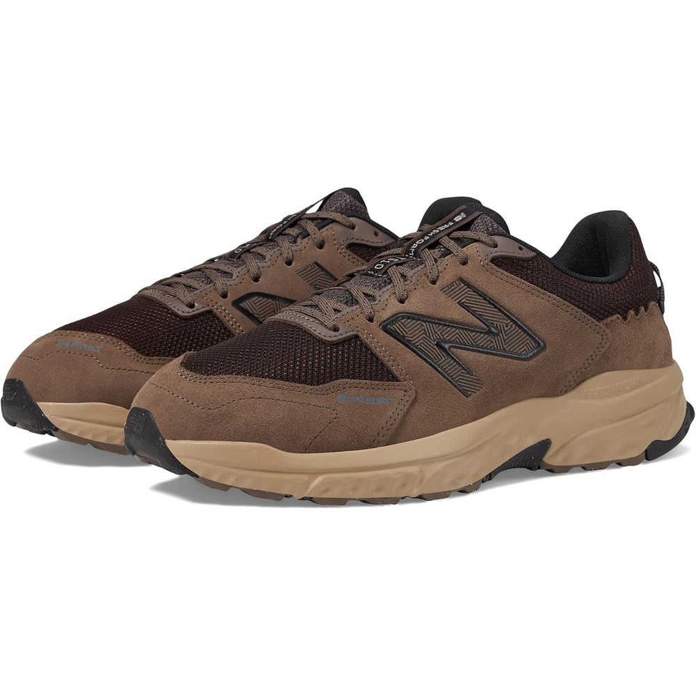 image:imageNew Balance Mens Fresh Foam 510 V6 H2O Resist Trail Running ShoesDark MushroomStonewareBlack