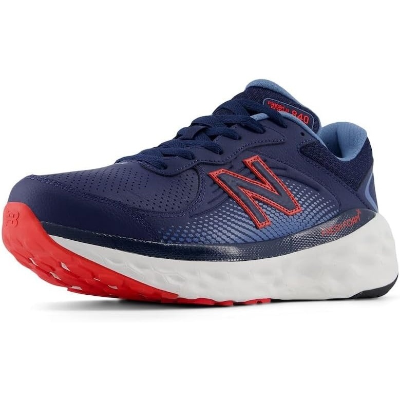 image:imageNew Balance Mens Fresh Foam X 840 V1 Running ShoesNb NavyTrue RedHeron Blue