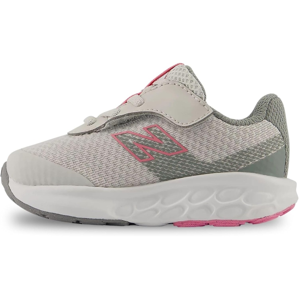 image:imageNew Balance UnisexBaby 520 Airplane Hook amp Loop Running Shoe InfantToddlerGrey MatterSignal Pink